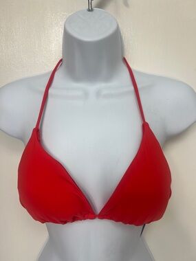 O’Neill Saltwater Venice Solids Triangle Bikini Top, Large, Color-Bittersweet
